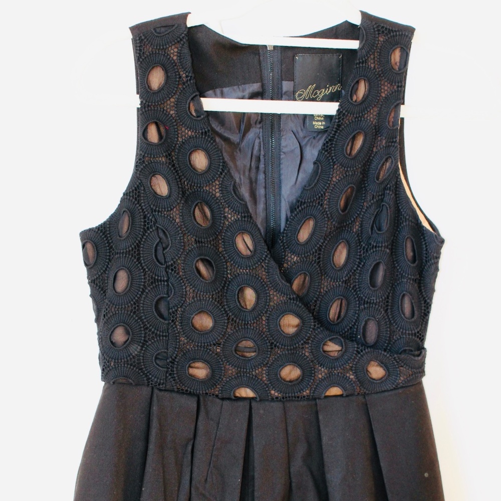 Anthropology Black McGinn Dress